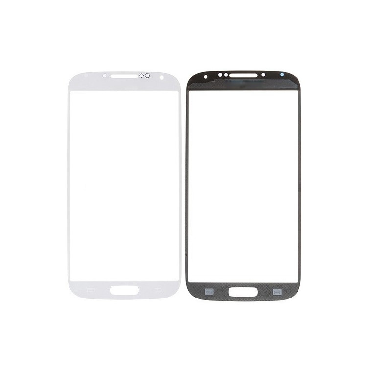 Front Screen Cover Glass Lens OEM Replacement Spare for Samsung Galaxy S 4 IV I9505 - White-1