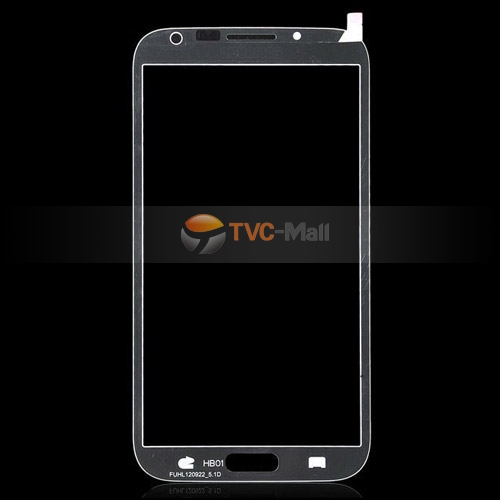 Front Screen Glass Lens for Samsung Galaxy Note ii N7100 - White-2