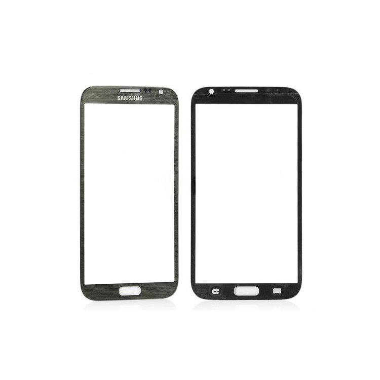 OEM Front Screen Glass Lens for Samsung Galaxy Note 2 N7100 - Grey-1