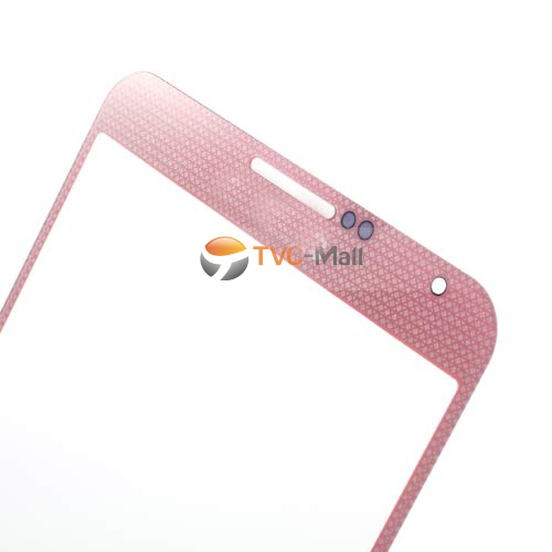 Pink Grid Pattern Front Glass Screen Lens for Samsung Galaxy Note 3 N9005-4