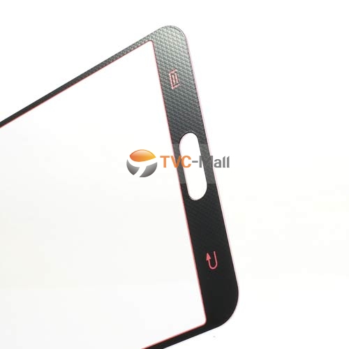Pink Grid Pattern Front Glass Screen Lens for Samsung Galaxy Note 3 N9005-5