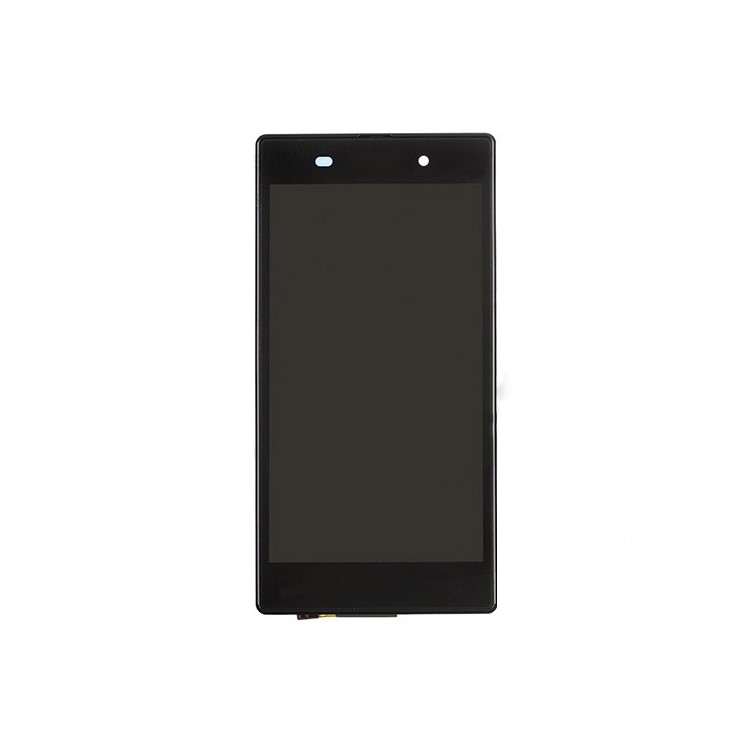 Conjunto de Pantalla y Digitalizador LCD OEM Negro Con Carcasa Delantera Para Sony Xperia Z1 L39h C6903 Honami