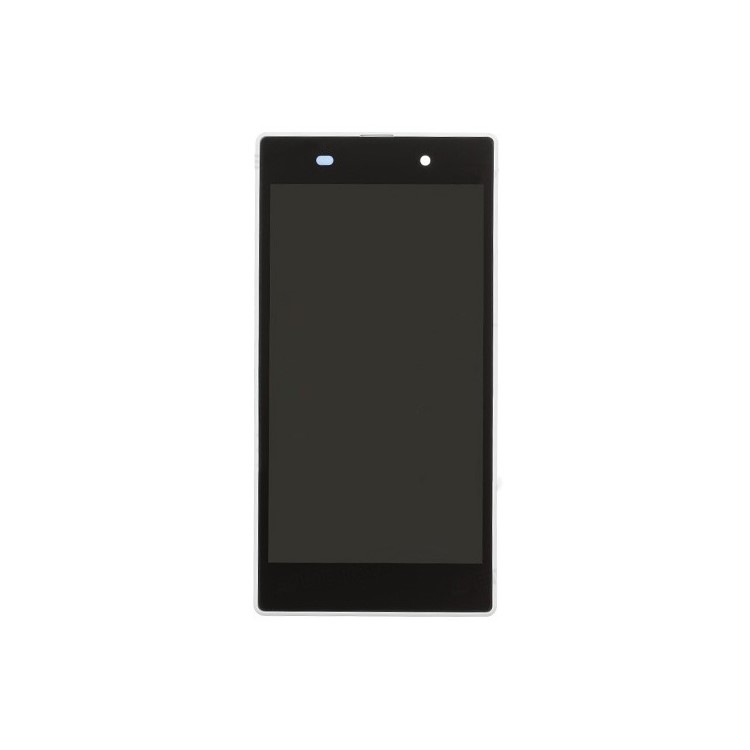 White OEM LCD Screen and Digitizer Assembly with Front Housing for Sony Xperia Z1 L39h C6903 Honami-1