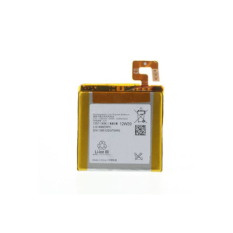 1780mAh LIS1499ERPC Li-ion Battery Replacement for Sony Xperia T LT30p LT30i Mint (OEM, Not Brand New)-1