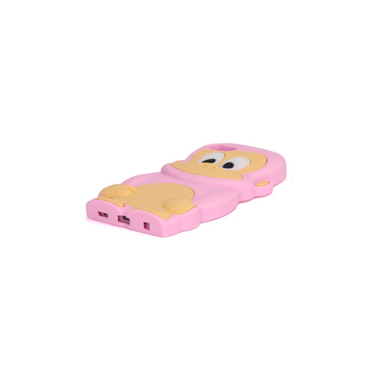 Cute 3D Monkey King Soft Protective Silicone Jelly Case for iPod Touch 5 - Pink-4