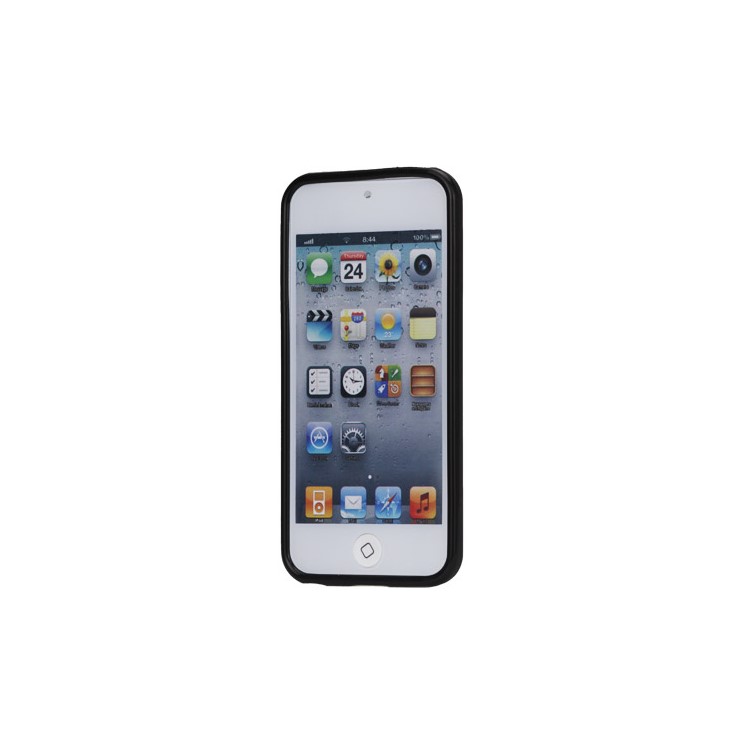 Naked TPU Gel Case Accessories for iPod Touch 5 - Black-2