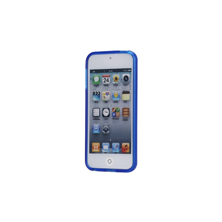 Naked TPU Gel Case Accessories for iPod Touch 5 - Dark Blue-2