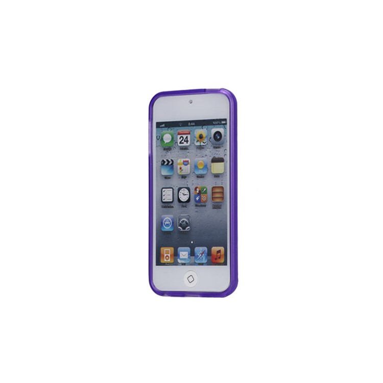 Naked TPU Gel Case Accessories for iPod Touch 5 - Purple-2