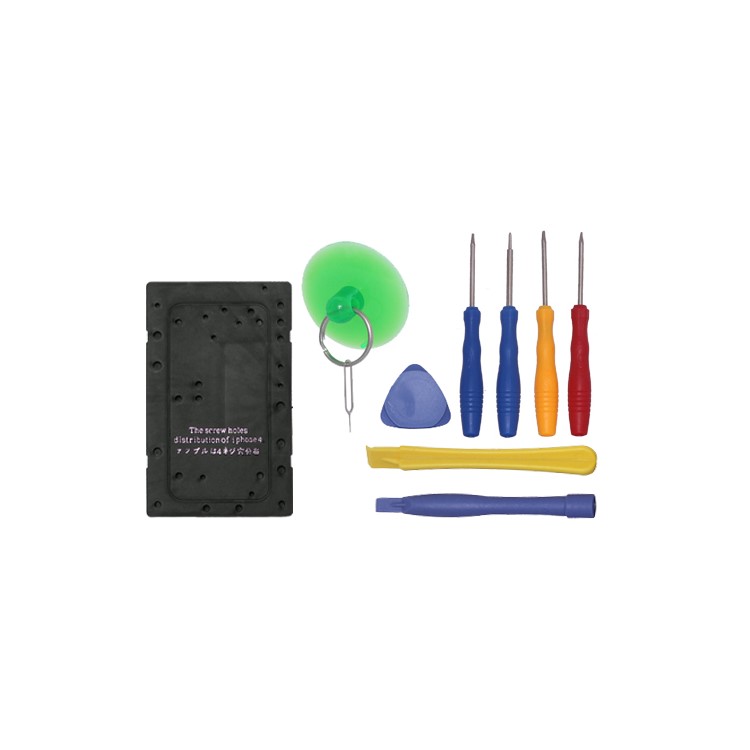 10 in 1 Opening Tool Screwdriver Repair Kit Set for iPhone 4 BlackBerry HTC-1