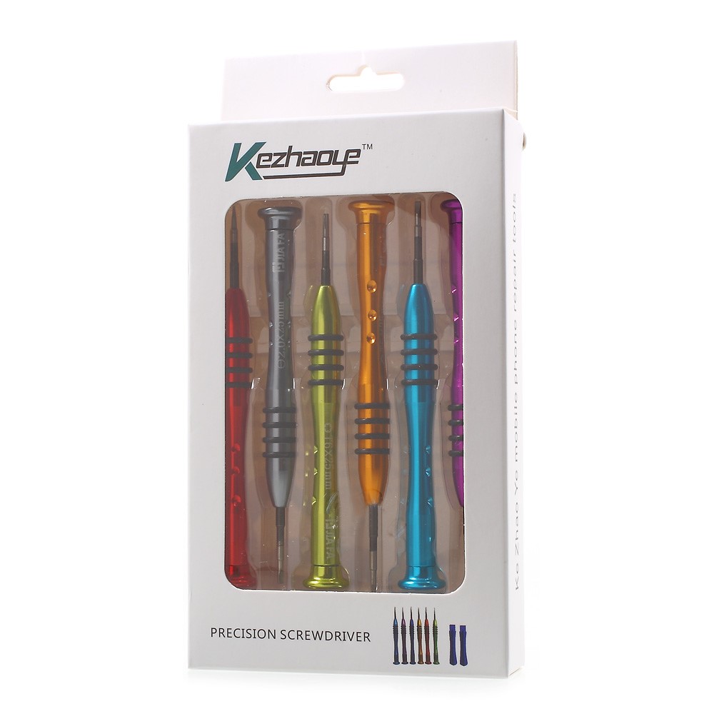 6Pcs Metal Precision Screwdriver Repair Kit with Pick Pry Tool for iPhone & All Cell Phones-16