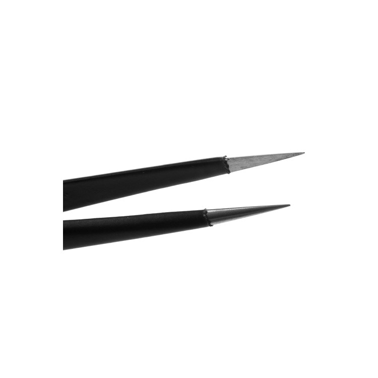 High Quality Anti-Static Stainless Steel Straight Tweezers Tools-3