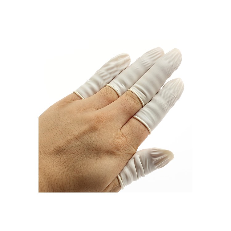 20PCS Disposable Latex Antistatic Finger Cots Fingercots Anti Static-4