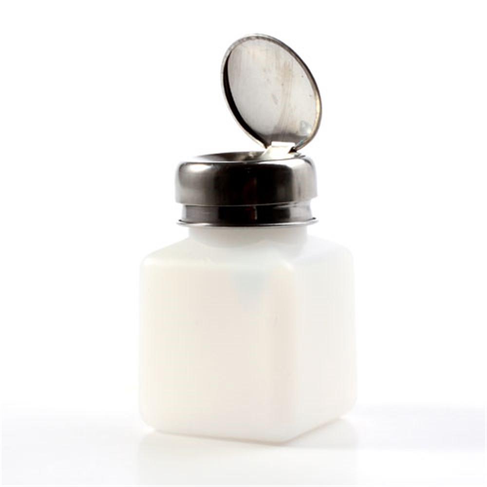 100ml Alcohol Nail Polish Remover Liquid Press Pumping Dispenser Bottle-3