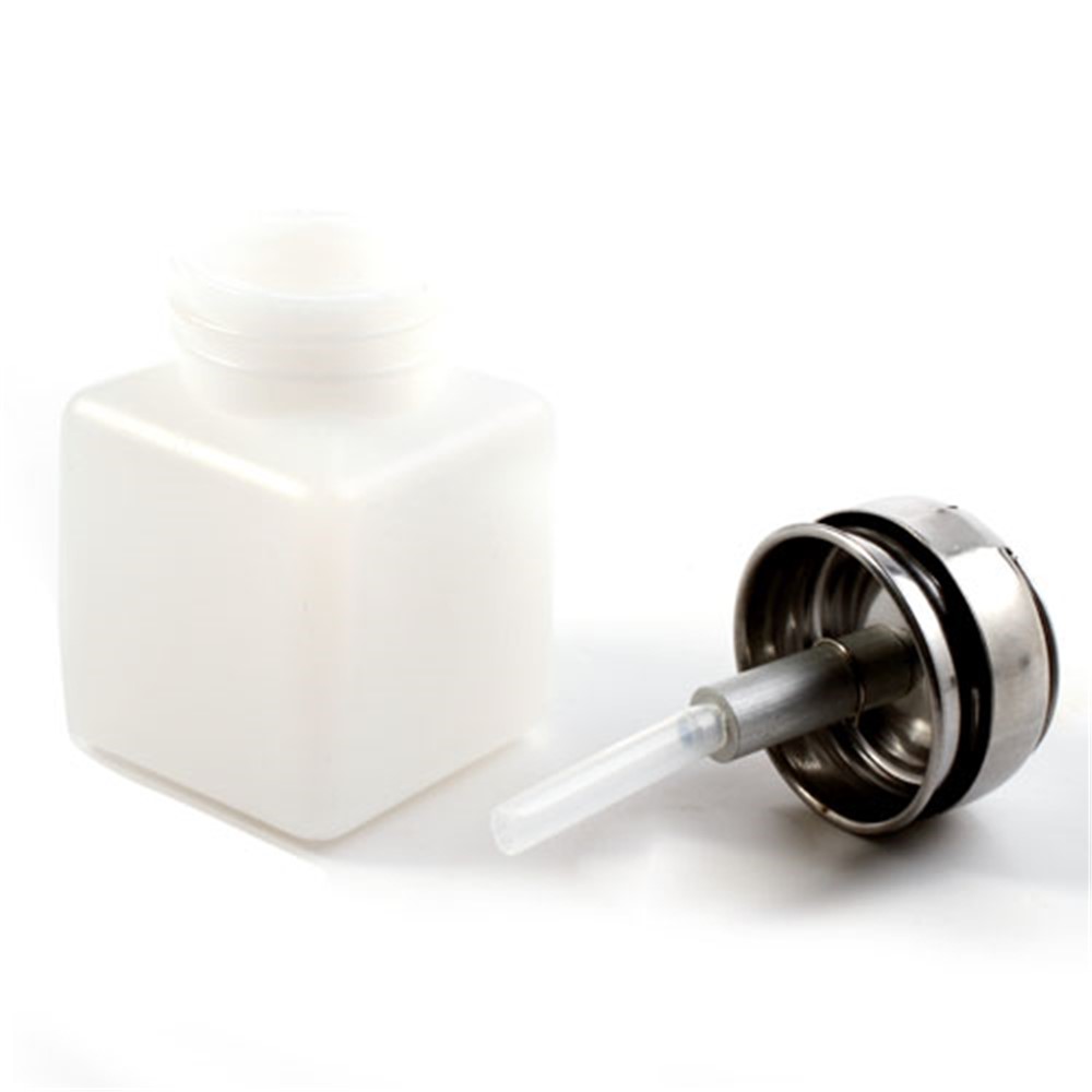 100ml Alcohol Nail Polish Remover Liquid Press Pumping Dispenser Bottle-6