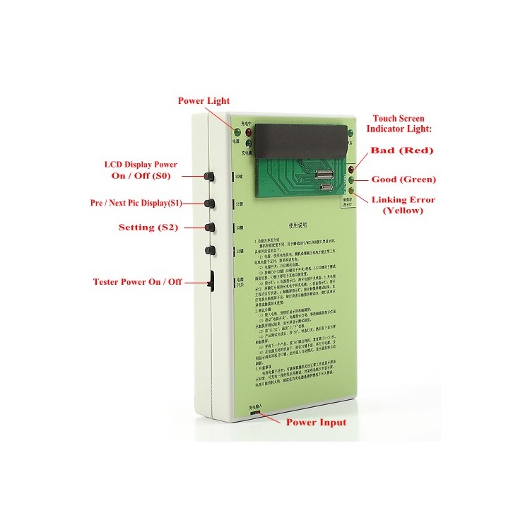 For iPhone 5 LCD Display Touch Screen Digitizer Tester Board Tool with Battery & PCB Board-2