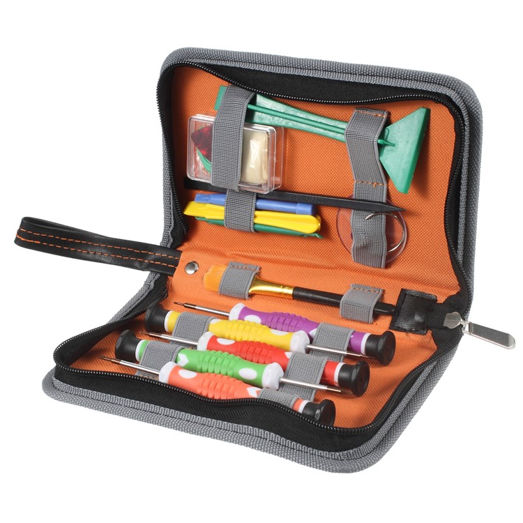 WLXY 14 in 1 Repair Screwdriver Opening Pry Tool Kit for iPhone iPod iPad Samsung Mobile Phone-1