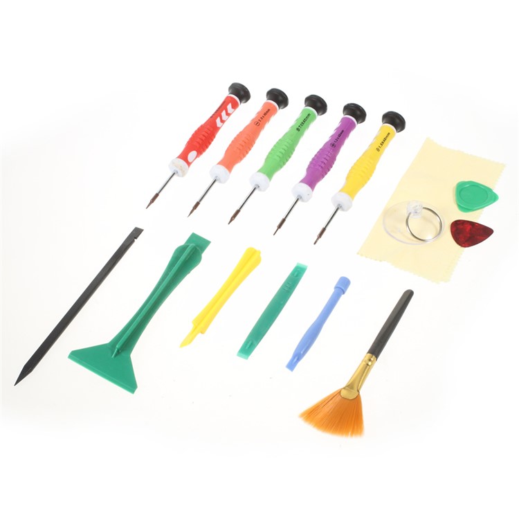 WLXY 14 in 1 Repair Screwdriver Opening Pry Tool Kit for iPhone iPod iPad Samsung Mobile Phone-2