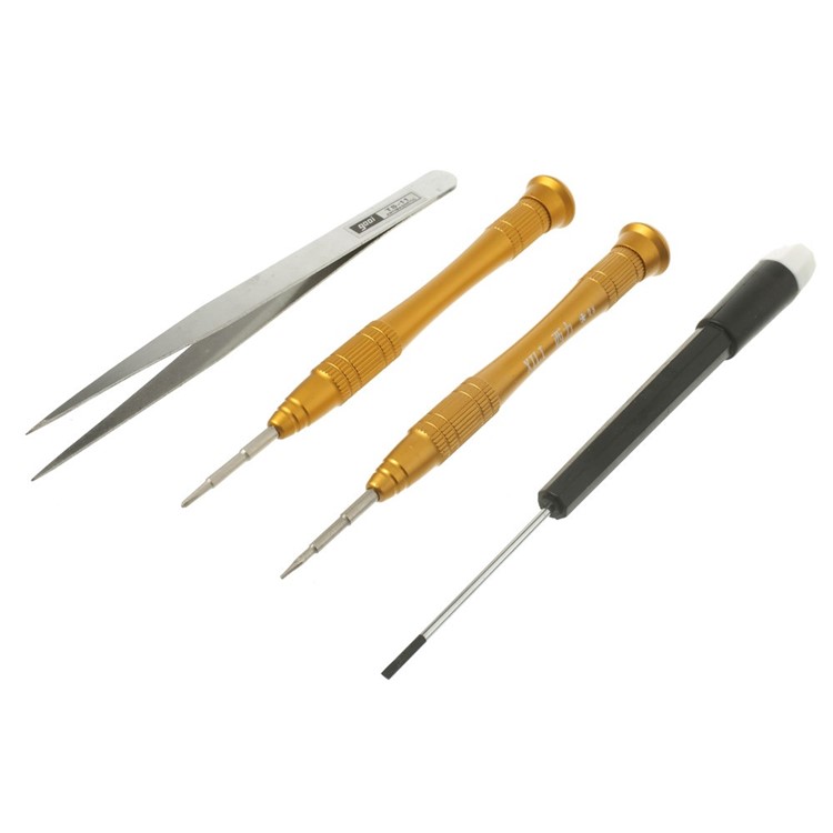 15 in 1 Screwdriver Tweezer Disassemble Repair Tools Set for iPhone Samsung LG Smartphones-3