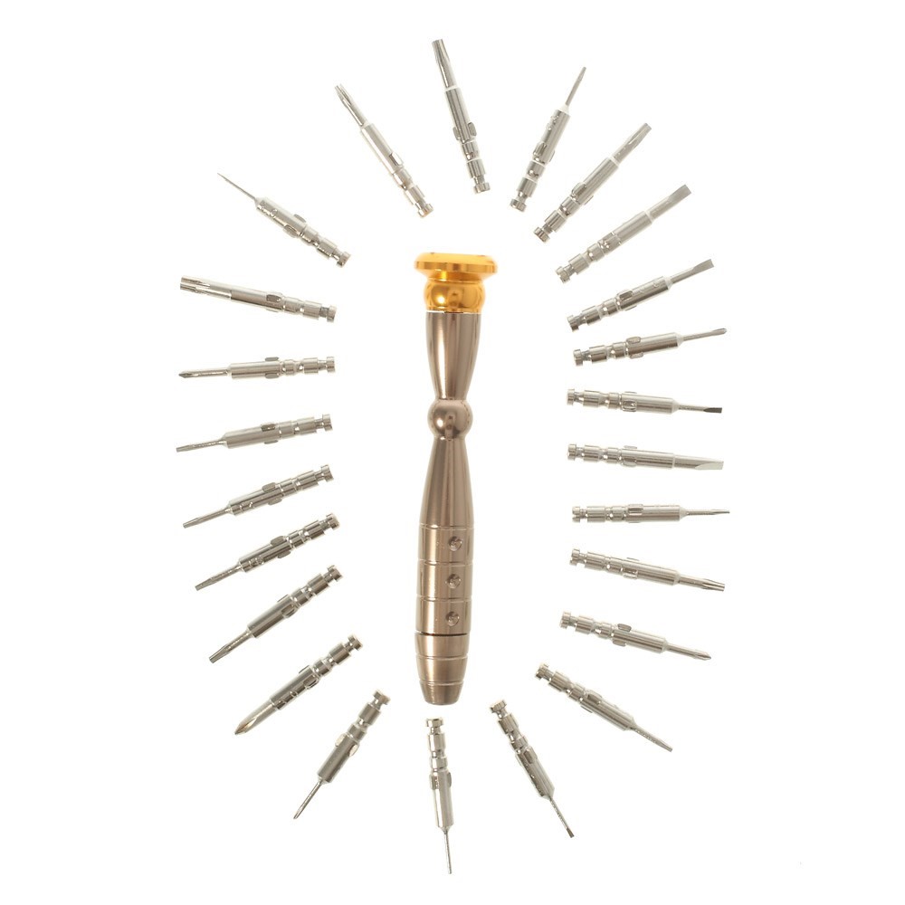 Kaisi Versatile Screwdriver Set Repair Kit with Leather Case for Smartphones and Digital Devices-2