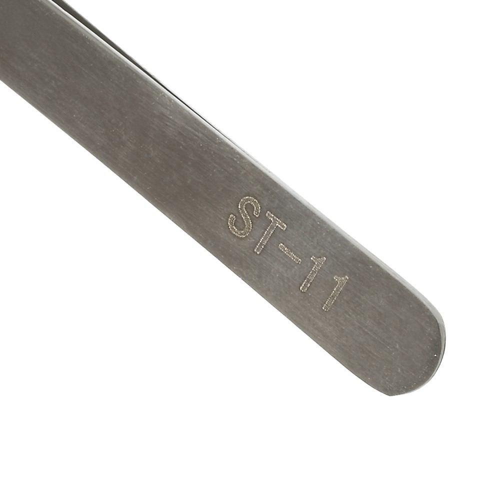 VETUS ST-11 High Precision Stainless Steel Fine Tip Straight Tweezer Repair Tool, Length: 140mm-5