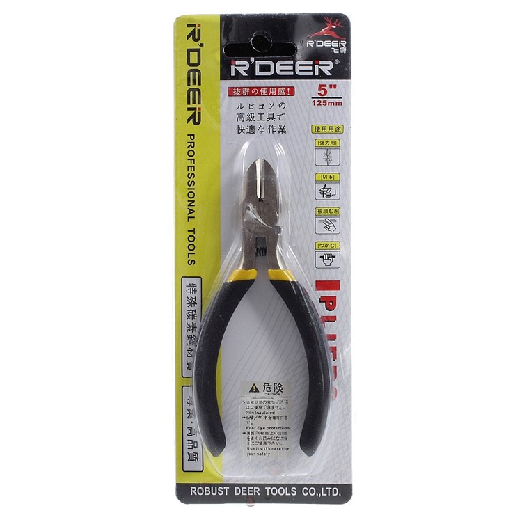 High quality RDEER Carbon Steel Cutting Pliers Diagonal Pliers-5