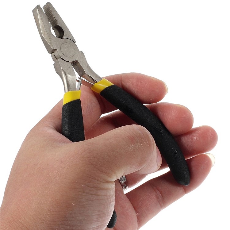 High quality RDEER Carbon Steel Flat Nose Plier with Cutter-4