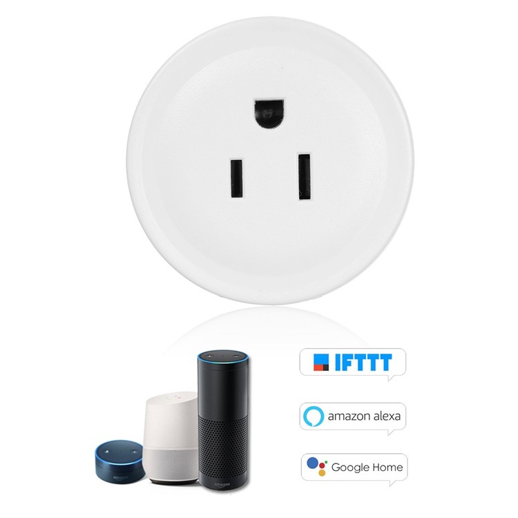 

Мини Голосовое Управление Смарт-розетка Wi-Fi - Американский Штекер