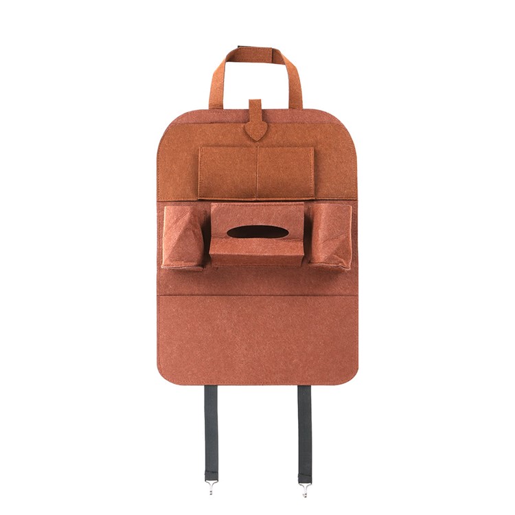 Purchased Versatile Car Backseat Organizer Multi Pocket Storage Container Dark Brown
