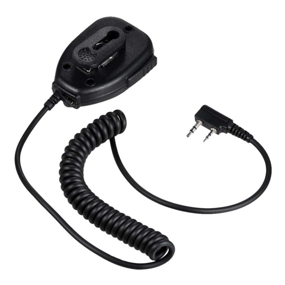 Baofeng UV-5R Micrófono de Altavoz Para Baofeng UV-5R Walkie Talkie - Negro