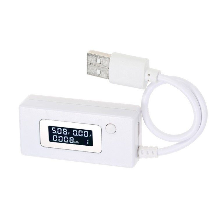 Digital Oled Usb Charger Capacity Tester Current Voltage Meter For