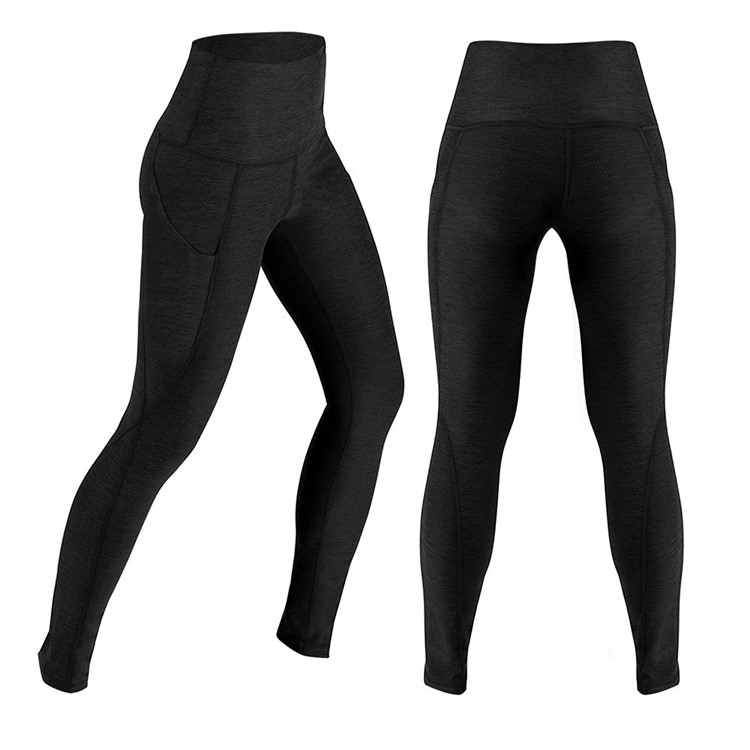 high waisted black yoga leggings