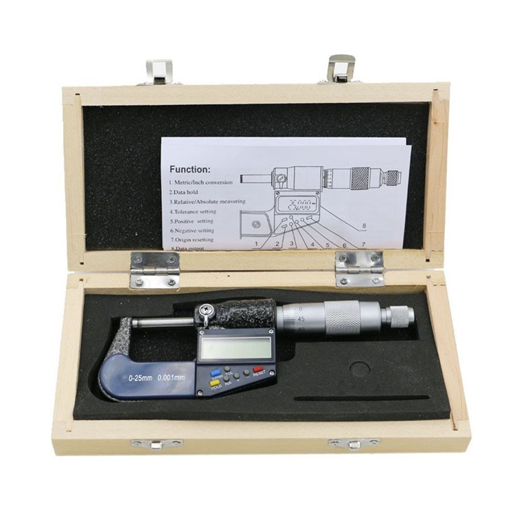 Stainless steel inside diameter micrometer accurate reading measure