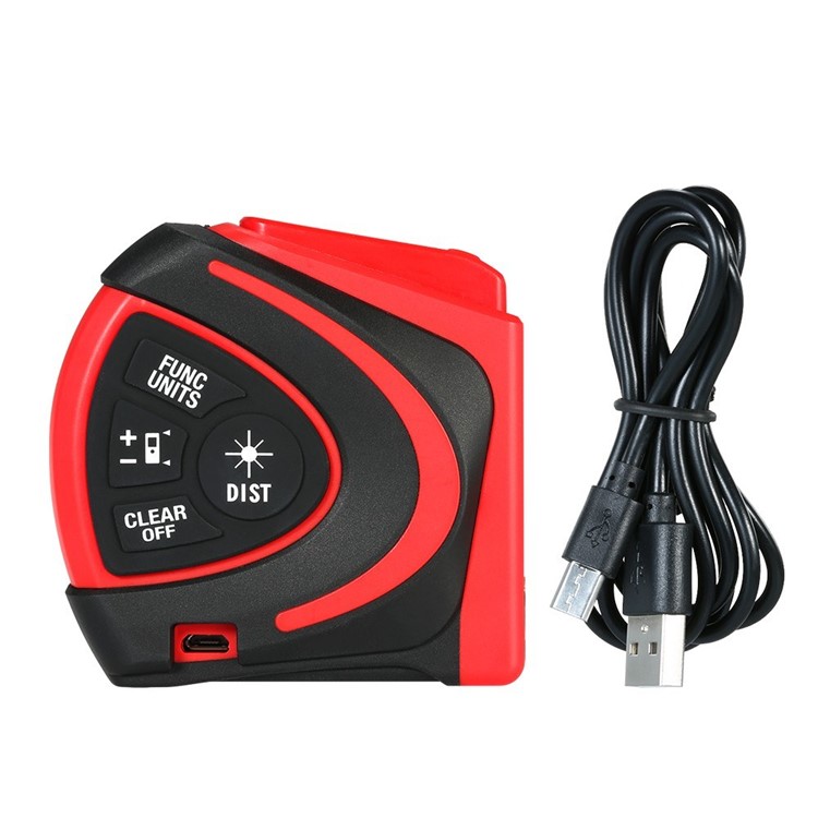 Digital Laser Rangefinder Handheld Infrared Range Finder 2 in 1 5m Measuring Tape 30m Laser Distance-20