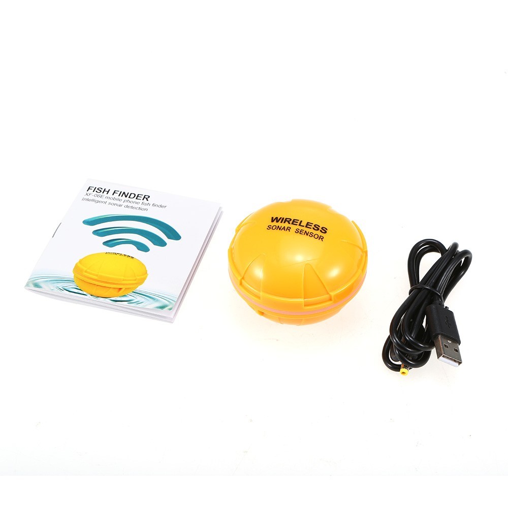 Sensor De Sonar Inteligente Portátil 36m / 118ft Profundidad Finder Inalámbrica De Peces Remotos