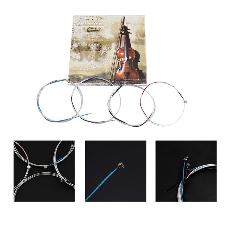 Silver Wound with Nickelplated BallEnd Full Set (EADG) Violin