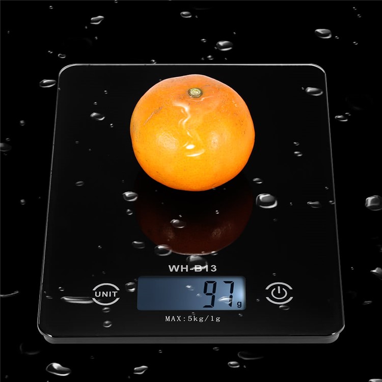 5kg / 1 G Pantalla Táctil Precisa Escala Digital De Equilibrio De Peso - Negro-7