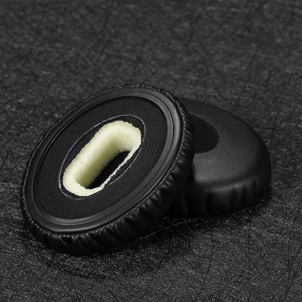 Memoria de Cuero de Proteína de Reemplazo Alrededor Del Cojín de Tazas de Oído Para Bose en la Oreja OE2 OE2I & Auriculares Con la Banda Sonora - Negro