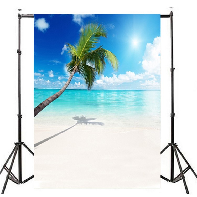 

Summer Seascape Beach Dreamlike Haloes 3D Photo Video Photography Background - Style 4