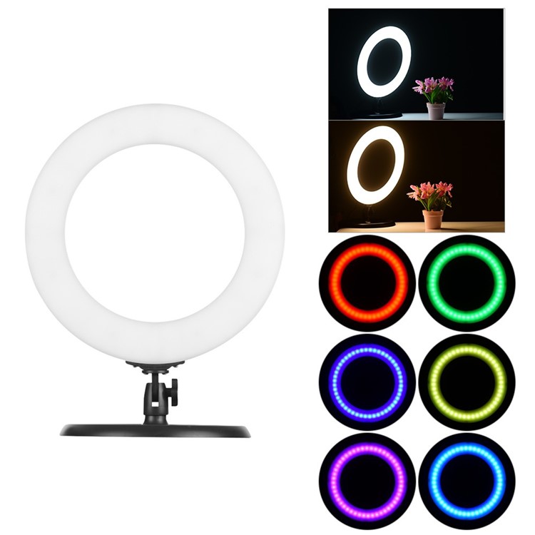 

Portable 14 Inch LED Video Ring Light for Network Broadcast, Daily Makeup, Beauty Salon - EU Plug