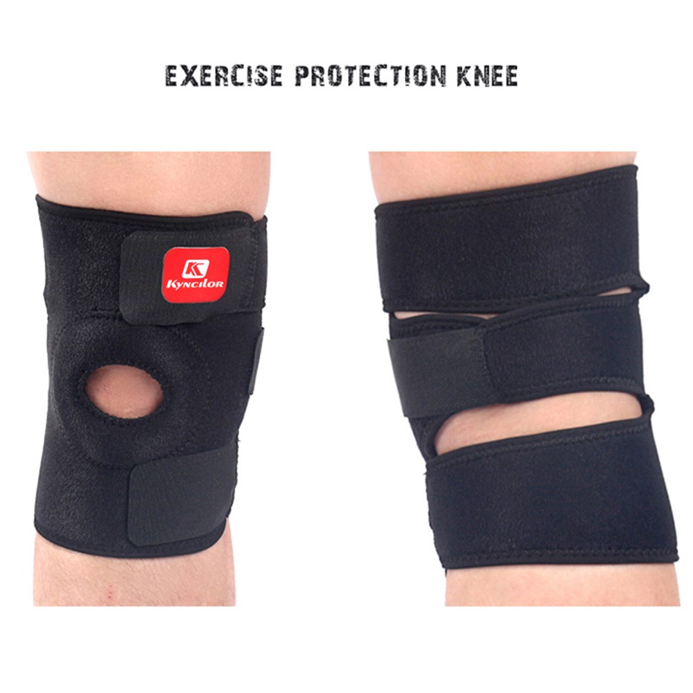 Soporte De Rodilla Elástica Brace Kneepad Rodilleras Ajustables Para El Baloncesto