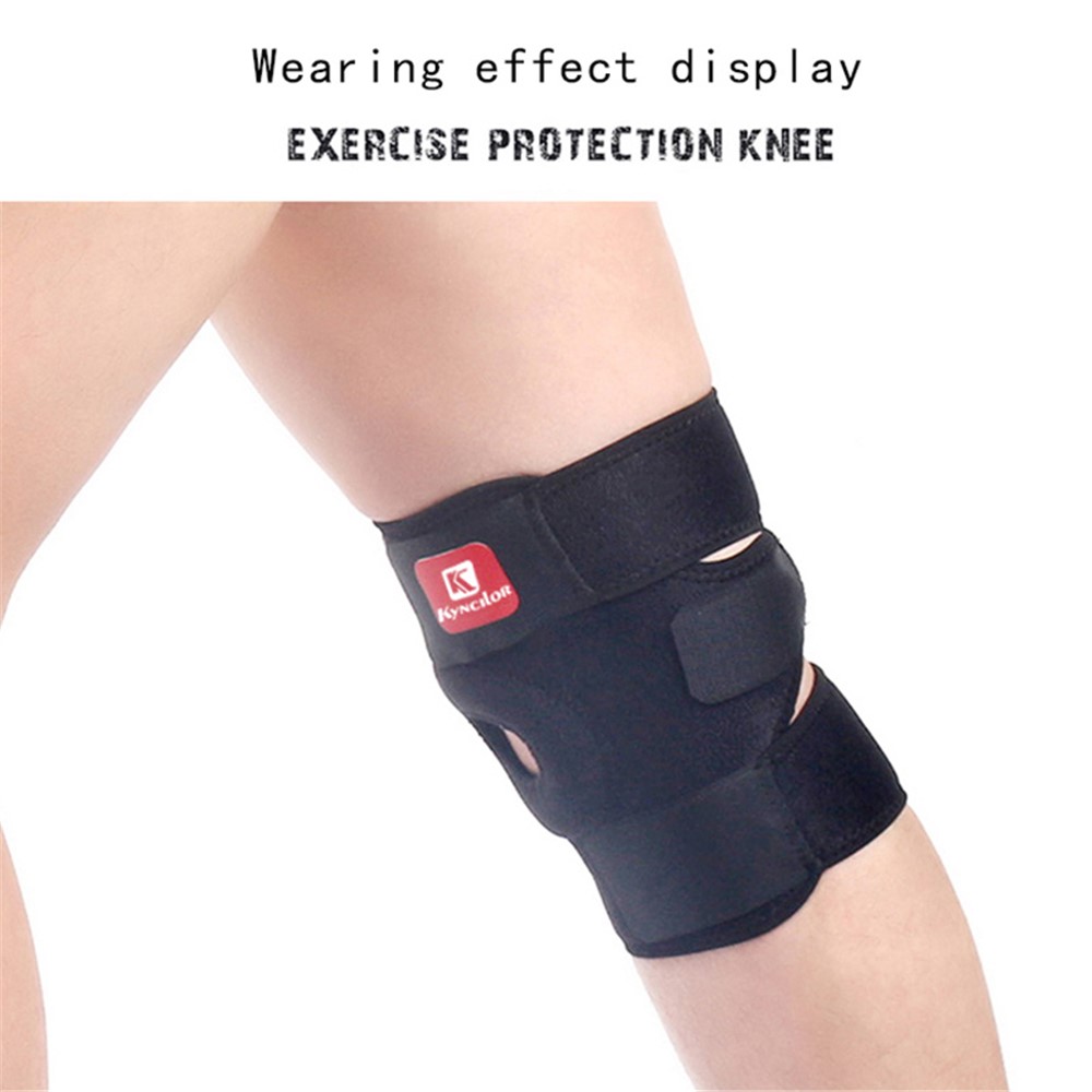 Soporte De Rodilla Elástica Brace Kneepad Rodilleras Ajustables Para El Baloncesto