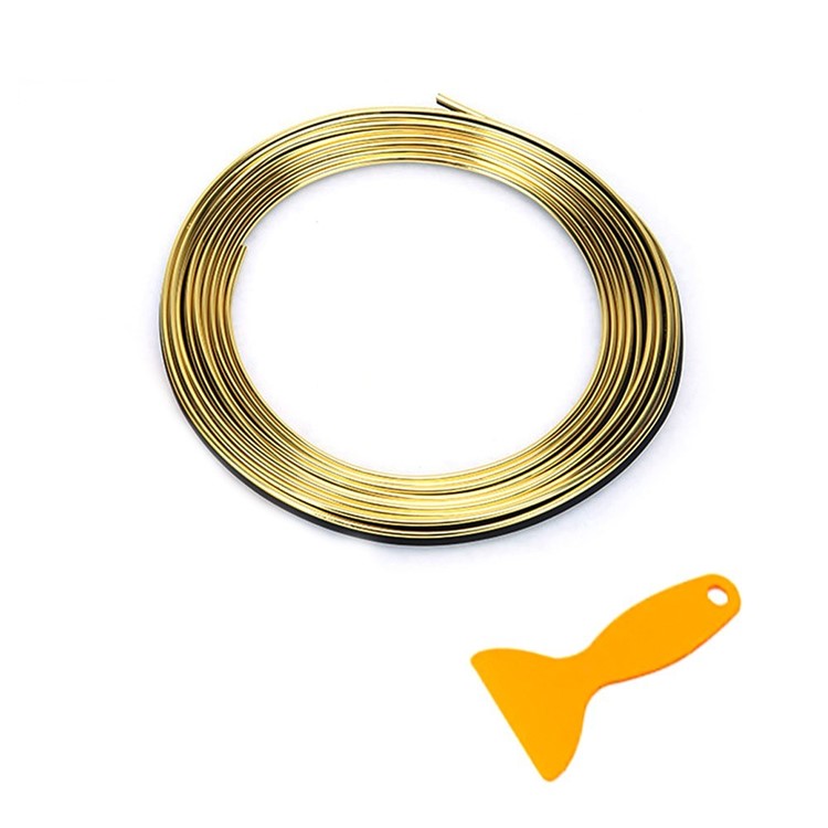 2m Flexible Trim Moulding Strip Decorative Line Yellow Tvc Mall Com