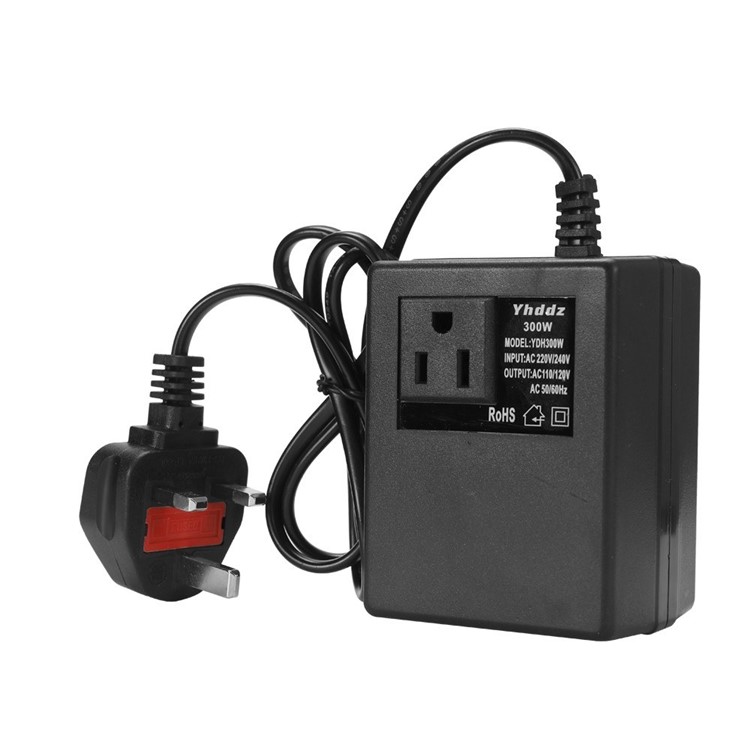 220V To 110V Step Down 300W Voltage Converter Transformer Adapter Travel EU Plug