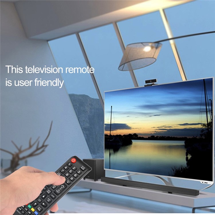 AA59-00741A Universal TV Remote Control Wireless Smart Controller Pour Samsung HDTV LED Smart Digital TV - le Noir