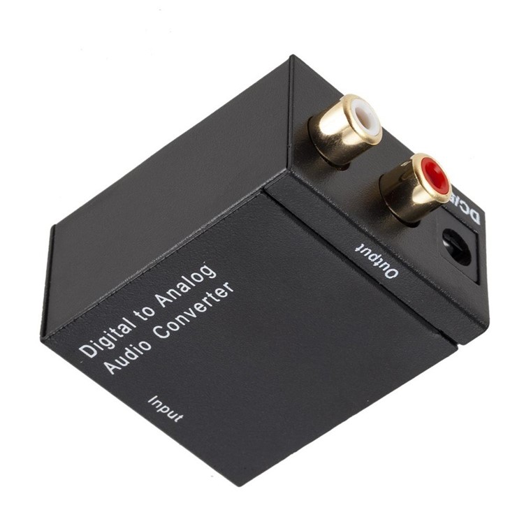 Digital to Analog Audio Converter Audio Switch Box Optical to RCA AV