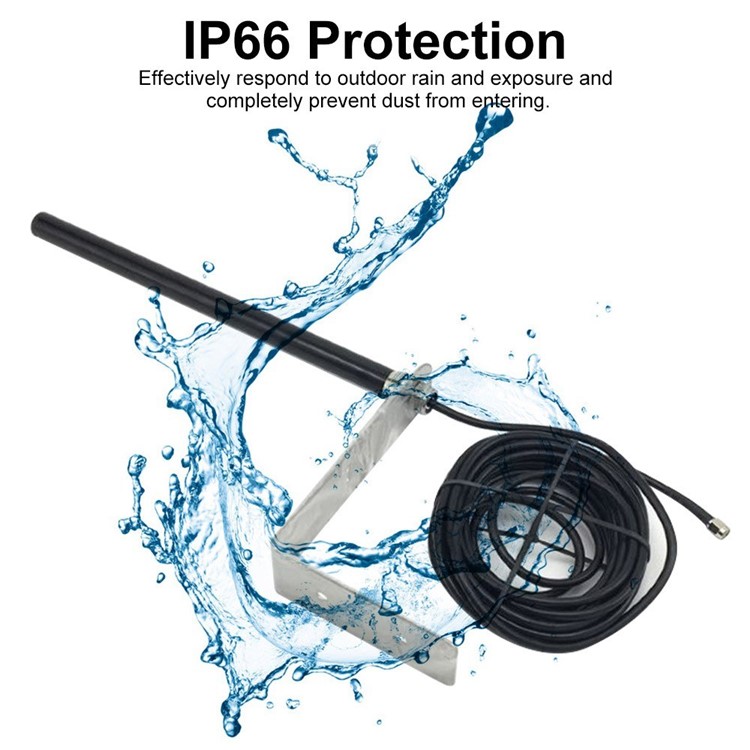 

FS-002 Outdoor Waterproof Antenna Sealed Omnidirectional Antenna GSM GPRS 4GLTE Meter Reading Antenna - Black