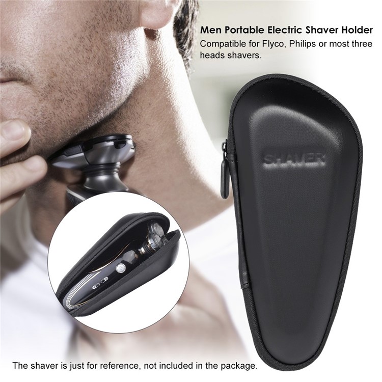 Men Portable Electric Shaver Holder Case Rechargeable Razor Holder Box Male Shaver Protector Travel Bag-11