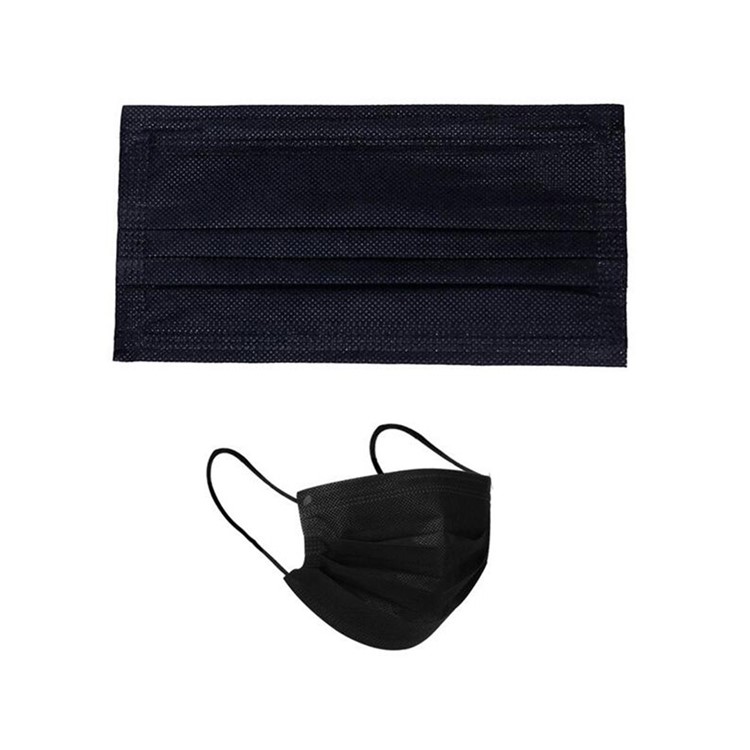 black non woven disposable face mask black non woven disposable face mask