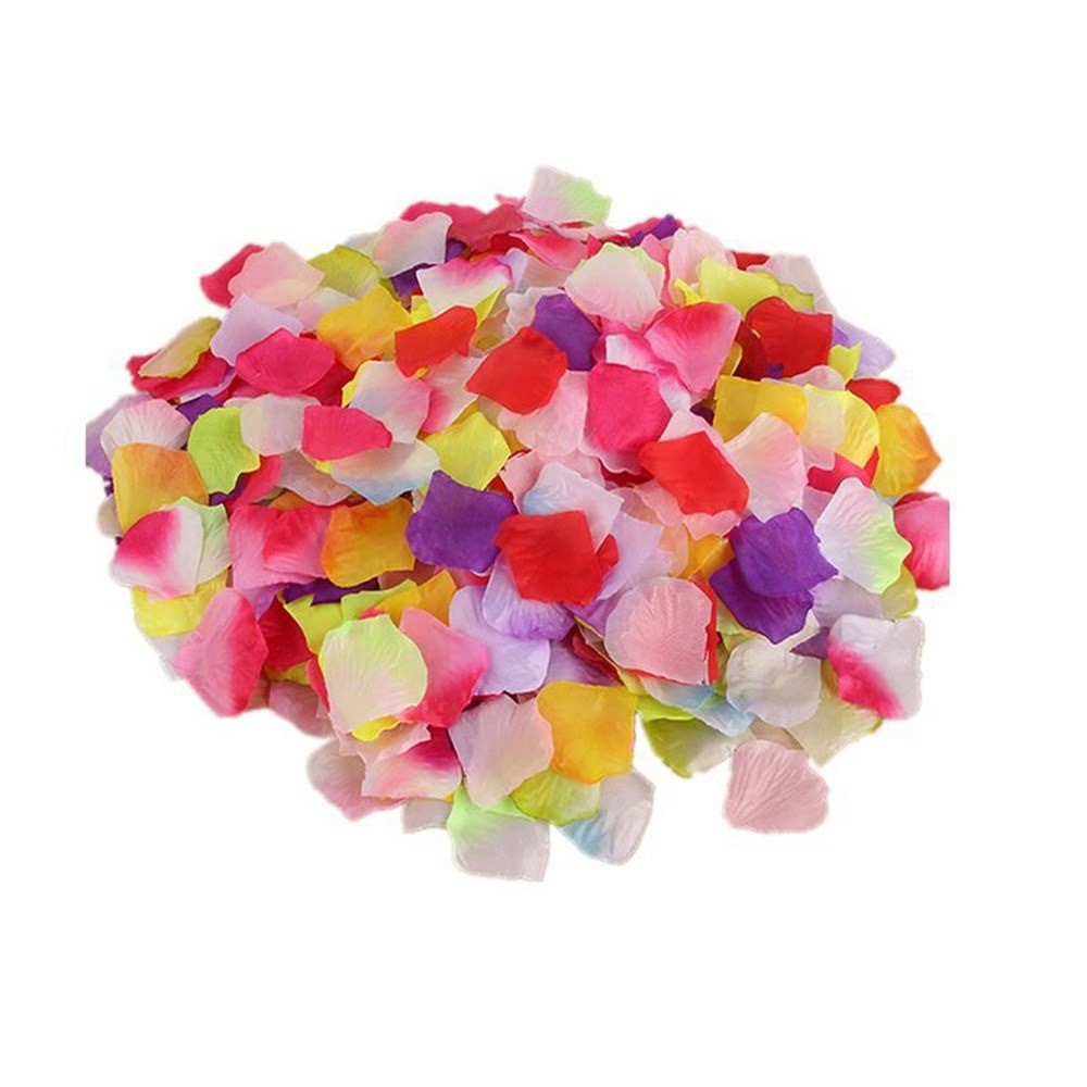 Petali Di Fiori Non Reali Di Seta Petali Artificiali Rosa Per Decorazioni Per Feste Di Nozze - 1000pcs / Rosa.