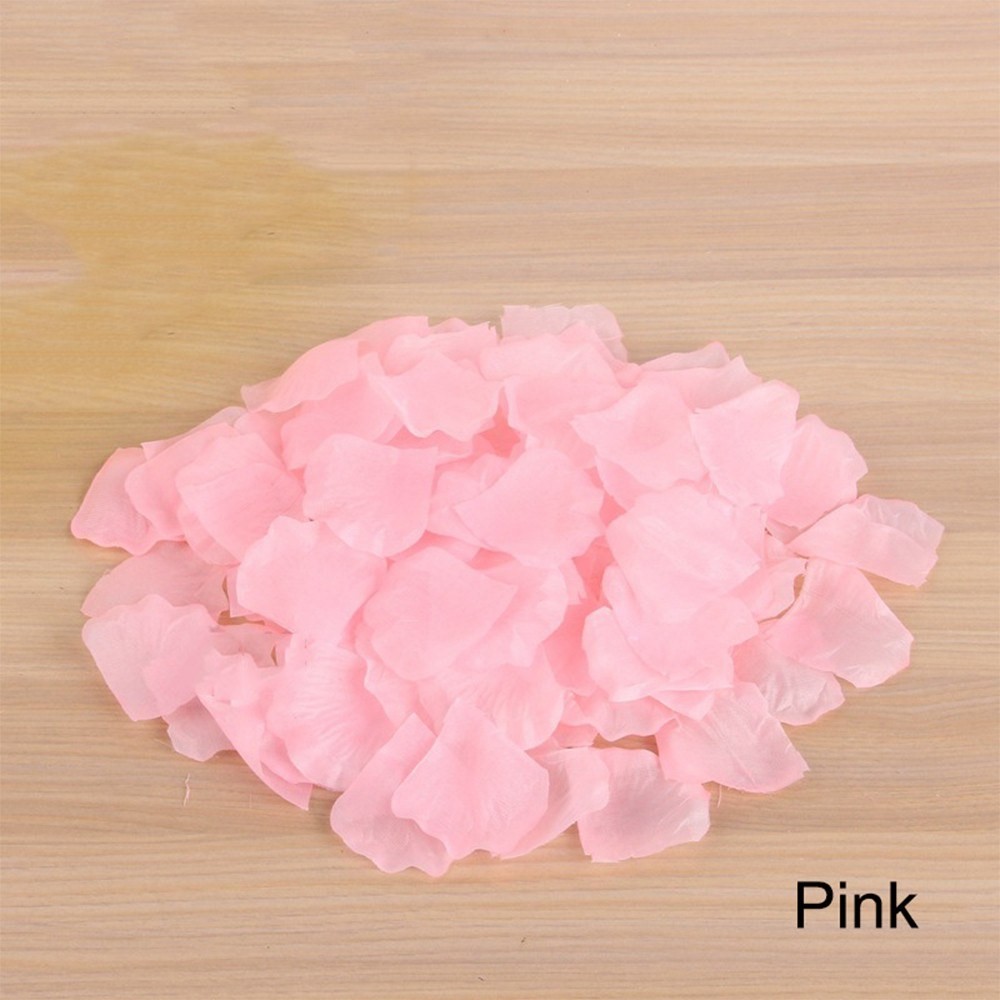 Petali Di Fiori Non Reali Di Seta Petali Artificiali Rosa Per Decorazioni Per Feste Di Nozze - 1000pcs / Rosa.